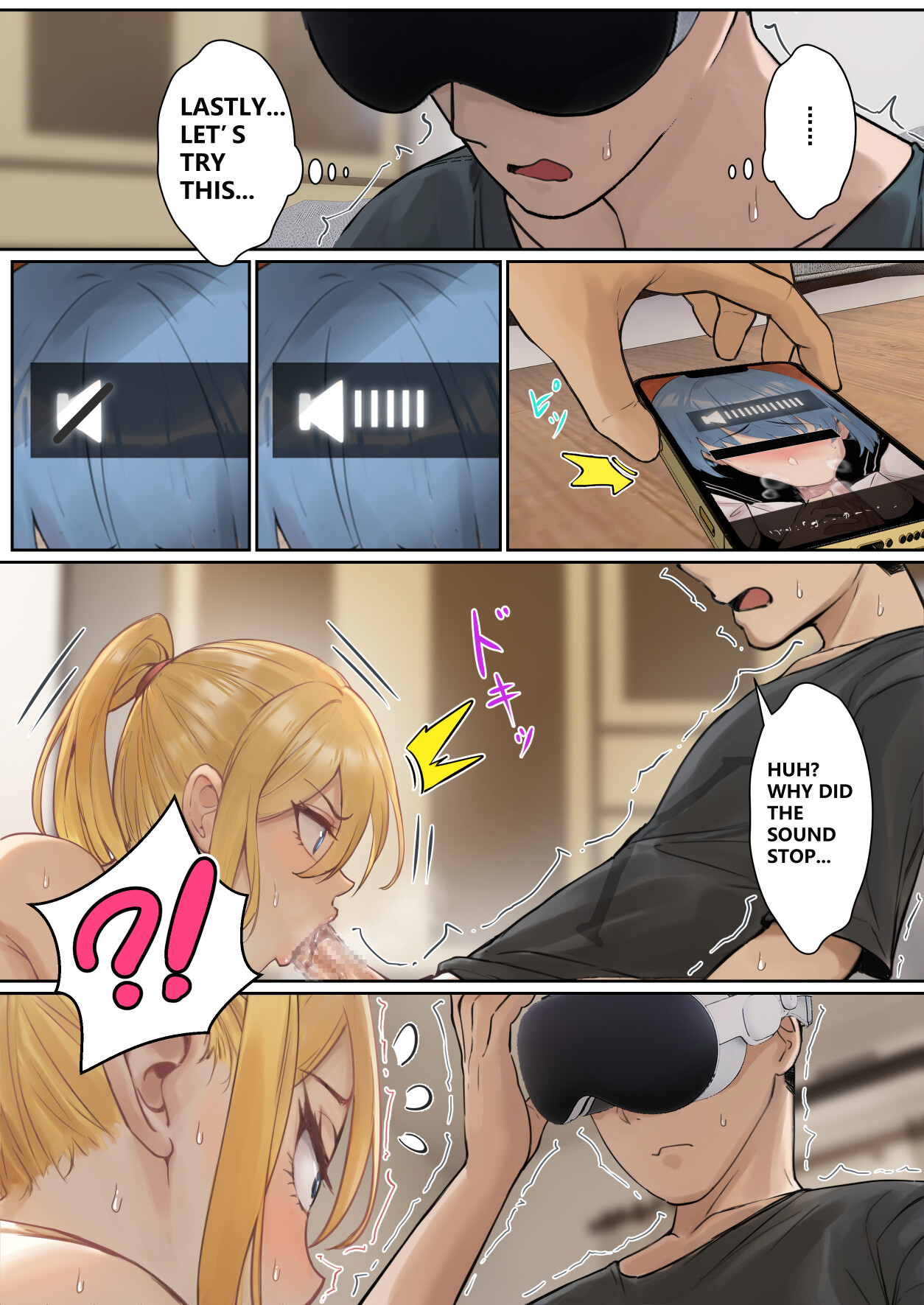 Hentai Manga Comic-My AR glasses can see various stats about my foster sister?!-Read-76